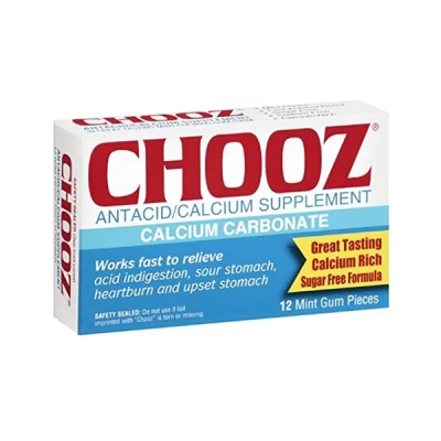Chooz Calcium Chewing Gum Mint