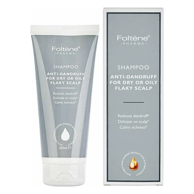 foltene shampoo anti dandruff for dry to oily flaky scalp 200 ml