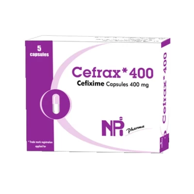 Cefrax 400mg Capsules 5's