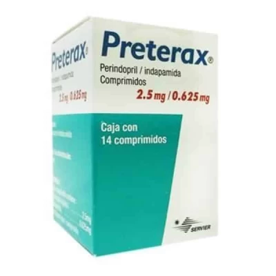 Preterax 2.5/0.625mg Tablets 30's