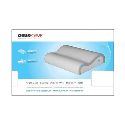 Obusforme Standard Cervical Pillow With Memory Foam