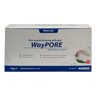 Waycare Waypore Non Woven Dressing With Pad 10 *20 Cm 25 Pcs