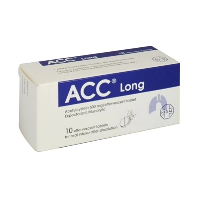 Acc 600mg Long Effervescent 10's