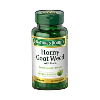 Natures Bounty Horny Goat Weed W Maca 60 Capsules