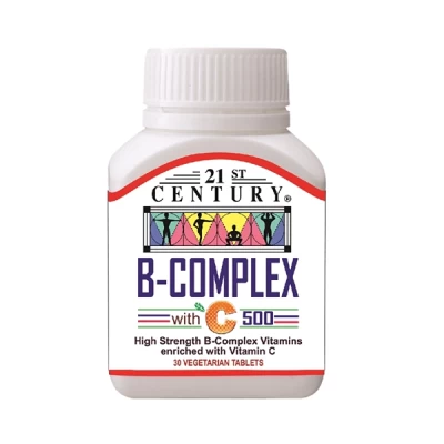 21st Century B-complex With Vitamin C 30's