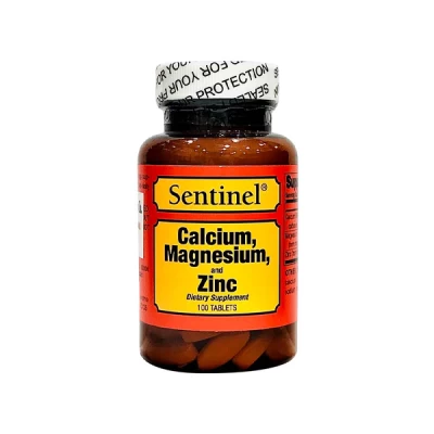 sentinel calcium magnesium zinc 100 tab 