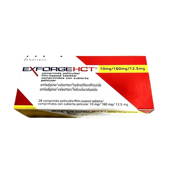 Exforge Hct 10mg/160mg/12.5mg Tablets 28's - Sunlife #1 Online Pharmacy ...