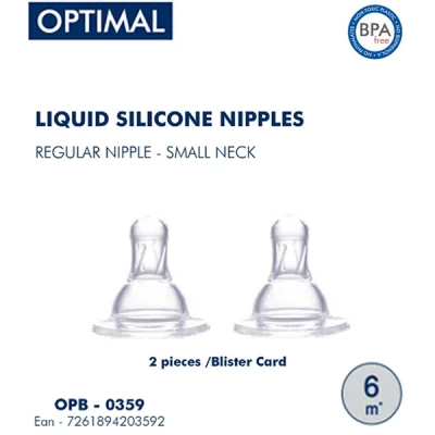 Optimal Silicon Nipple 6+ 2's