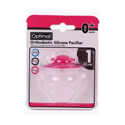 optimal silicone pacifier with cup 