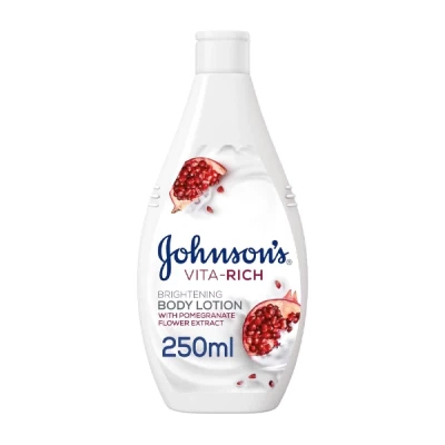 johnson & johnson's vita rich pomegranate body lotion 250ml