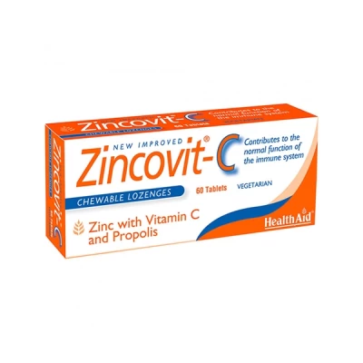 Health Aid Zincovit C Chewable 60's Tab