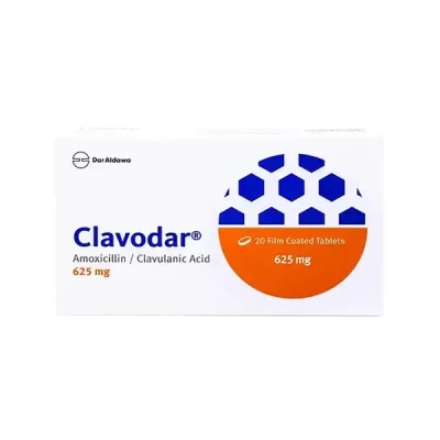 Clavodar 625mg Tablets 20's