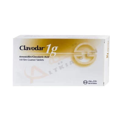 Clavodar 1g Tablets 14's