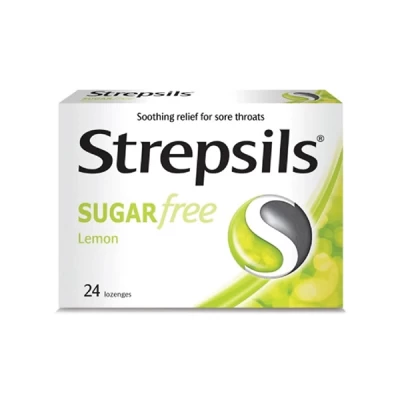 Strepsils Lemon Sugar Free Lozenge 24's