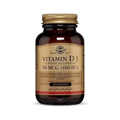 Solgar Vitamin D3 400iu 100 Cap