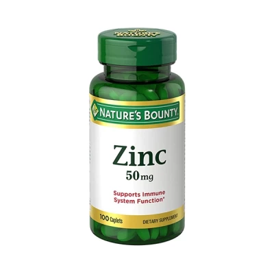 Natures Bounty Chelated Zinc 50mg 100's