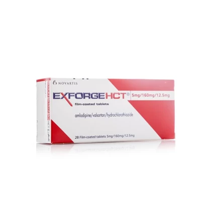 Exforge Hct 5/160/12.5mg Tablets 28's
