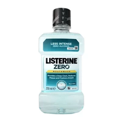 Listerine Mild Mint Zero Mouthwash 250ml