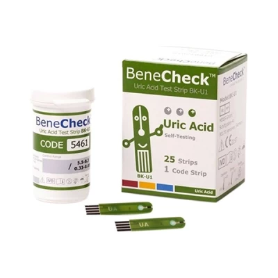 Benecheck Uric Acid Test Strip 25's