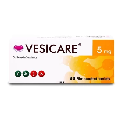 Vesicare 5mg Tablets 30's