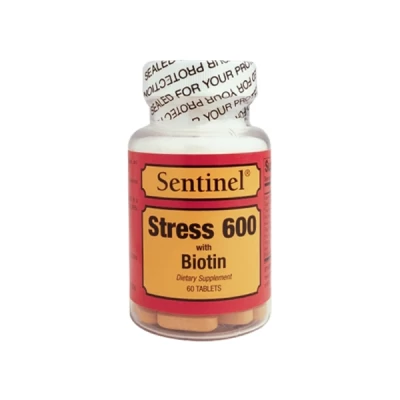 سينتينيل سترس 600+زنك فيتامين ا & بيوتين
