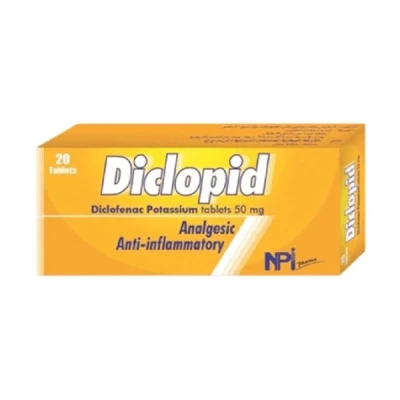 Diclopid 50mg Tablets 20's