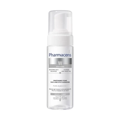 pharmaceris puri-albucin whitening foam 150ml