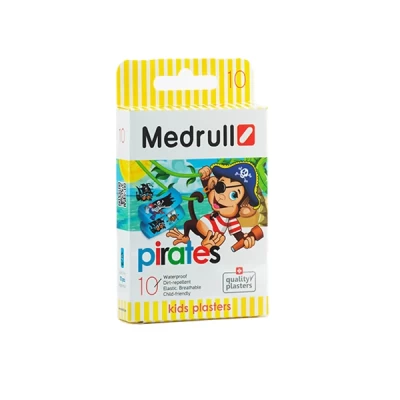 Medrull Pirates Kids Plasters 10 Pieces