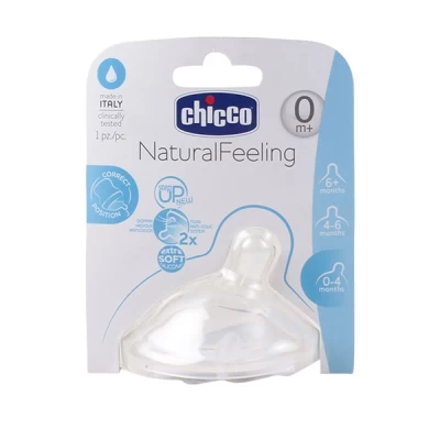 Chicco Step Up Teat 0m+ Normal Flow 1's