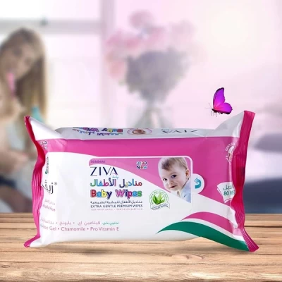 Ziva Baby 72 Premium Sensitive Wipes Flowpack