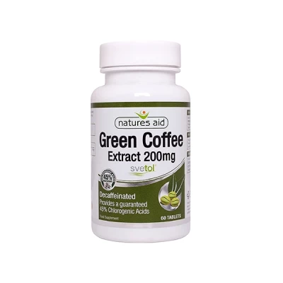 Natures Aid Green Coffee Extract 200mg Tab 60's