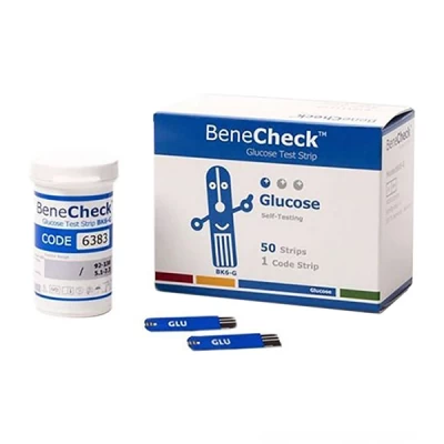 Benecheck Blood Glucose Test Strips 50's