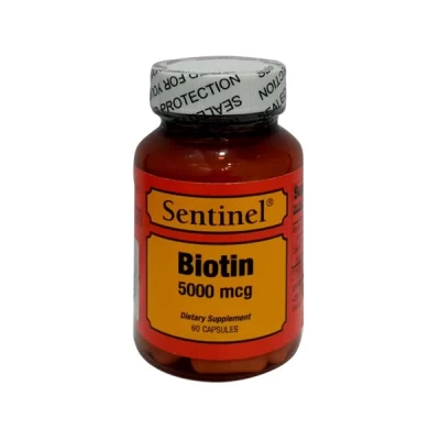 Sentinel Biotin 5000 Cap 60's