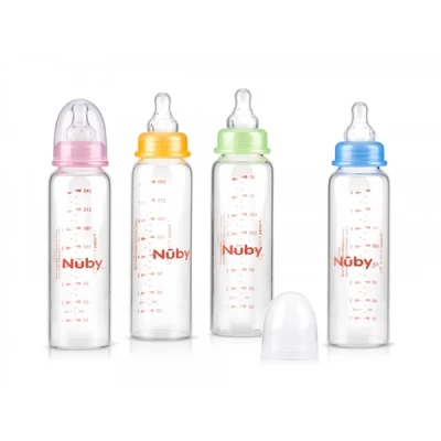 Nuby Glass Bottle 3+ M 240 Ml
