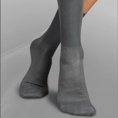Eco-silver Diabetic Socks Dark Gray 35 - 38