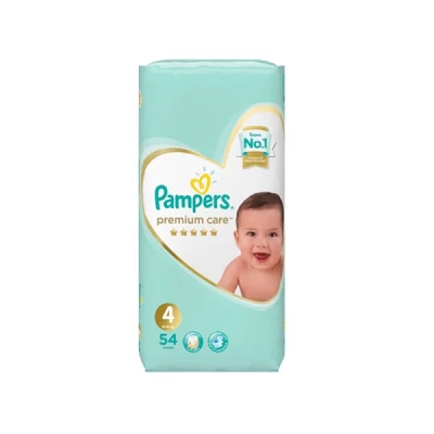 Pampers Premium Protection Size Four 54 Diapers
