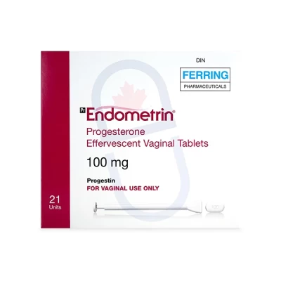 Endometrin 100mg Vaginal Suppository 21's