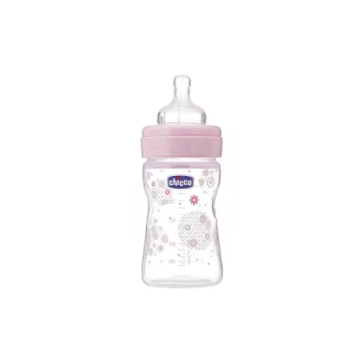 Chicco Bottle Glass 150 Norm Latex Teat