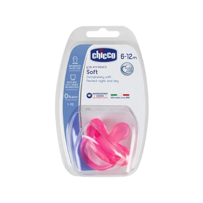 Chicco Soother Ph. Soft Neut Sil 6-12m 1 Piece