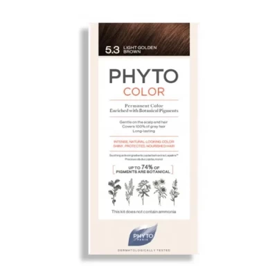 phytocolor sensitive 5.3 - light golden chestnut