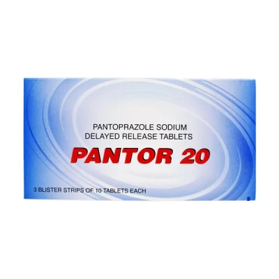 Pantor 20mg 30's Tablets