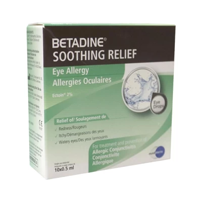 Betadine Soothing Relief Eye Amps 10x0.5ml