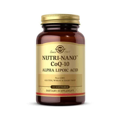 solgar nutri-nano coq-10 softgels 60's