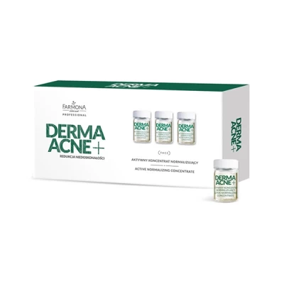 farmona dermaacne + active normalizing concentrate serum 5 x 5ml