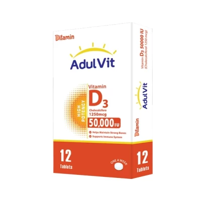 Ditamin Adult Vitamin D3 50000 Iu 12 Tablets
