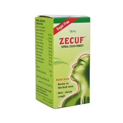 zecuf sugar free cough syrup 100 ml