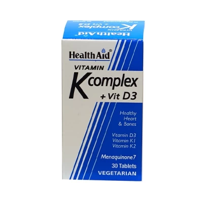 Health Aid Vitamin K Complex + Vit D3 Tab 30s