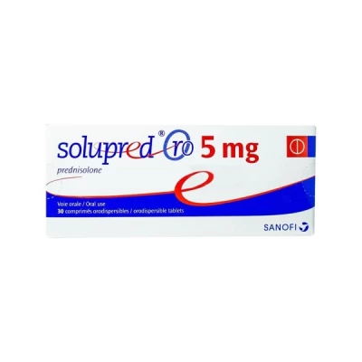 Solupred 5mg Dispersible 30's