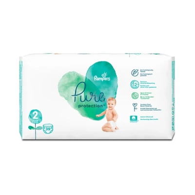 Pampers Pure Protection Size Two 39 Diapers