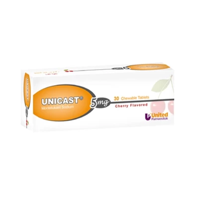 Unicast 5mg Chewable Tablets 30's